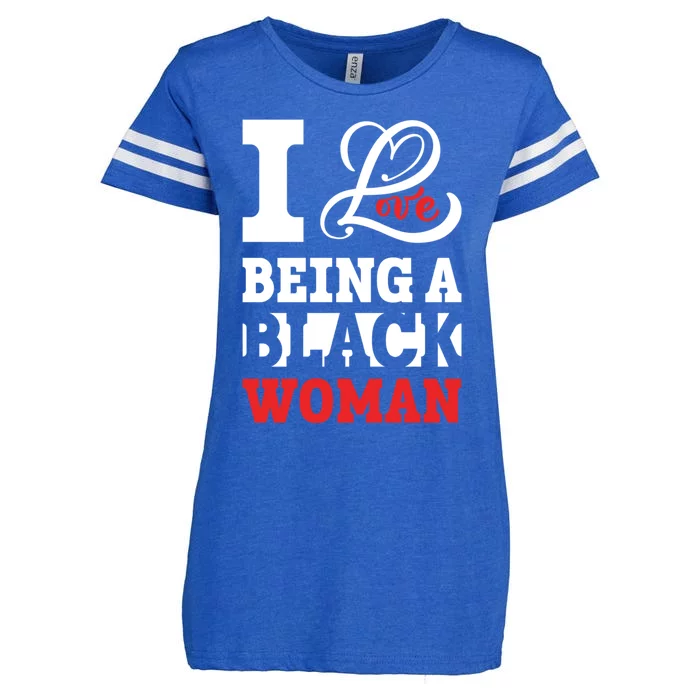 Beautiful Pride Black Gift I Love Being A Black Cool Gift Enza Ladies Jersey Football T-Shirt