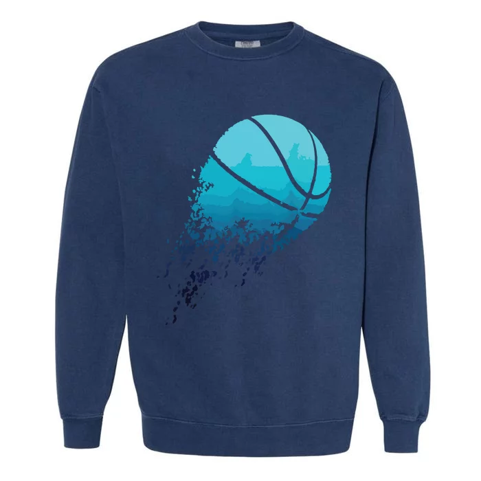 Basketball Player Bball Coach Fan Baller Sports Garment-Dyed Sweatshirt