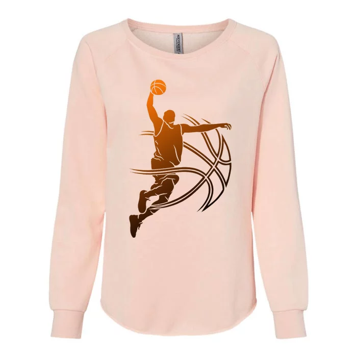 Basketball Player Womens California Wash Sweatshirt