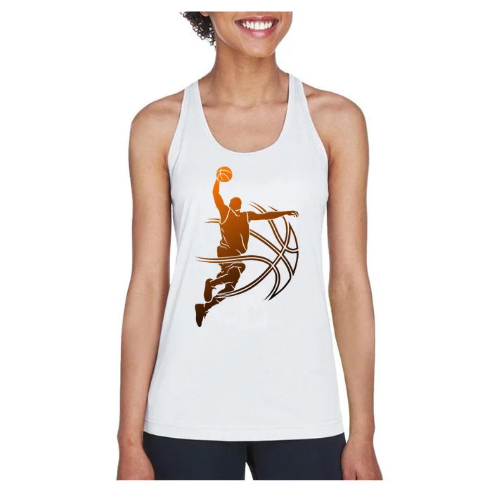 Basketball Player Women's Racerback Tank