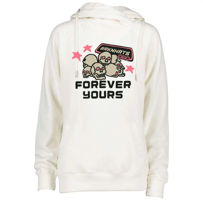 Broken Planet Brknhrts Forever Yours Womens Funnel Neck Pullover Hood