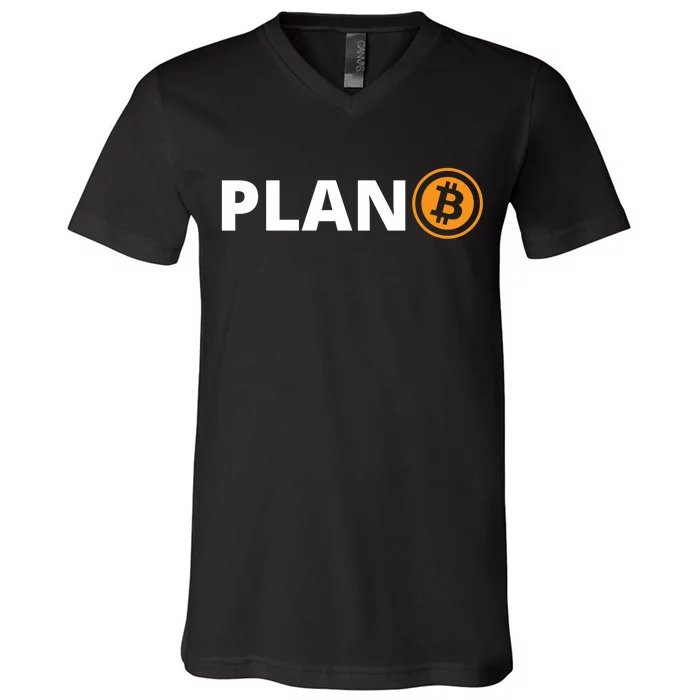 Bitcoin, Plan B, DeF,i BTFD, Bitcoin, HODL, Crypto Gift, Cryptocoin V-Neck T-Shirt