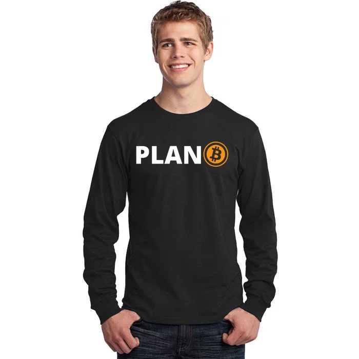 Bitcoin, Plan B, DeF,i BTFD, Bitcoin, HODL, Crypto Gift, Cryptocoin Tall Long Sleeve T-Shirt