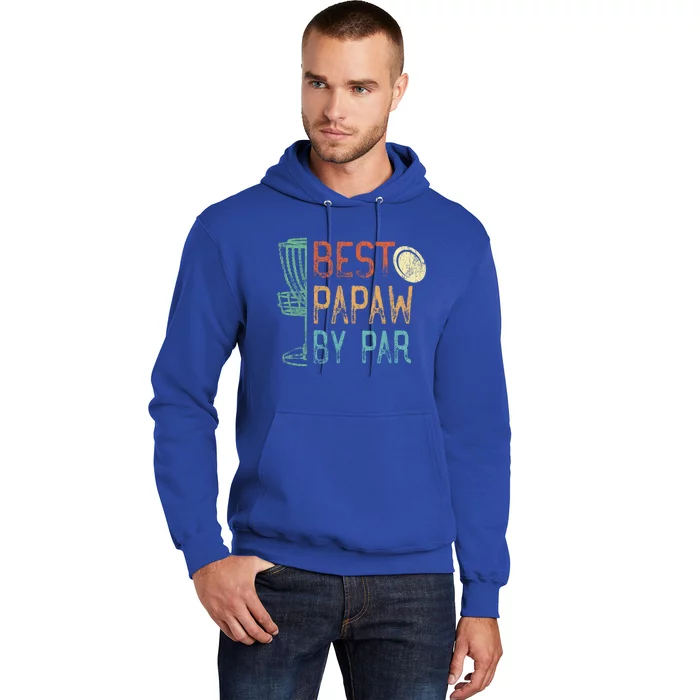 Best Papaw By Par Grandpa Disc Golf Design Dad Disk Golfing Cute Gift Hoodie