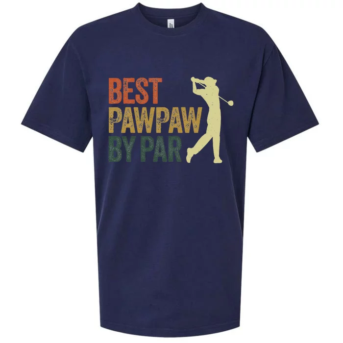 Best Pawpaw By Par retro golf gift Father's Day Sueded Cloud Jersey T-Shirt