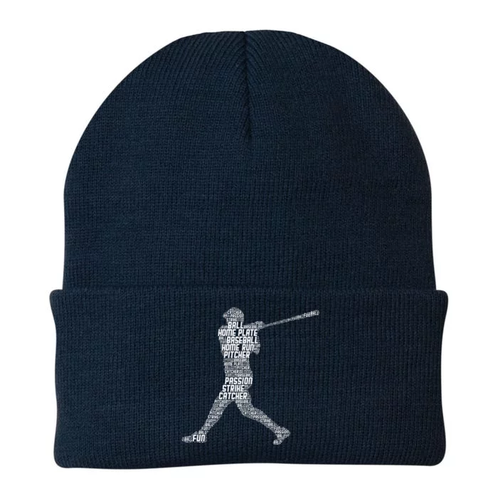 Baseball Player Batter Knit Cap Winter Beanie