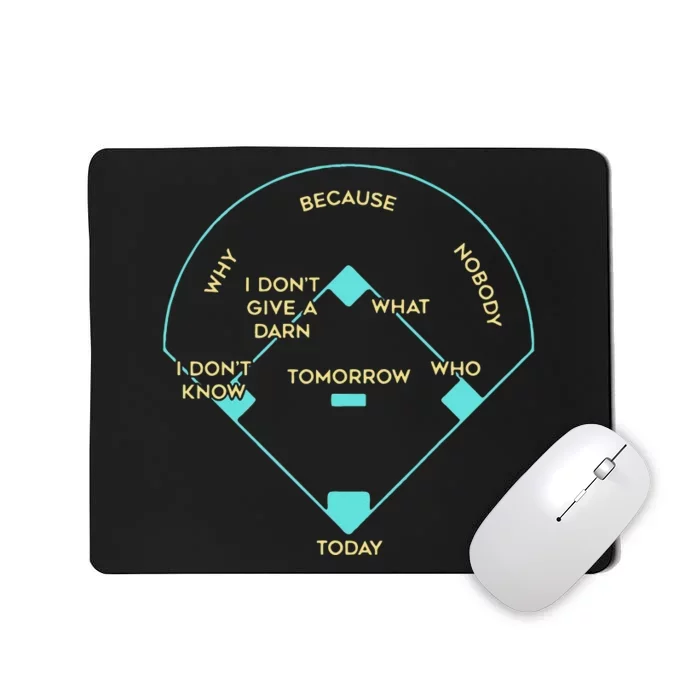 BASEBALL POSITIONS Mousepad