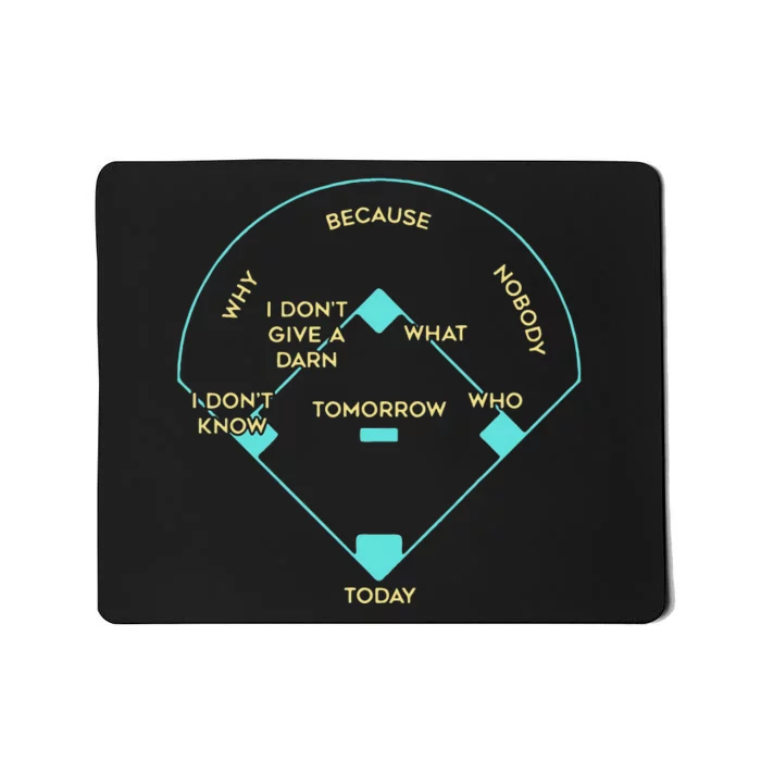 BASEBALL POSITIONS Mousepad