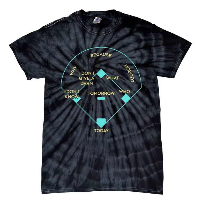 BASEBALL POSITIONS Tie-Dye T-Shirt