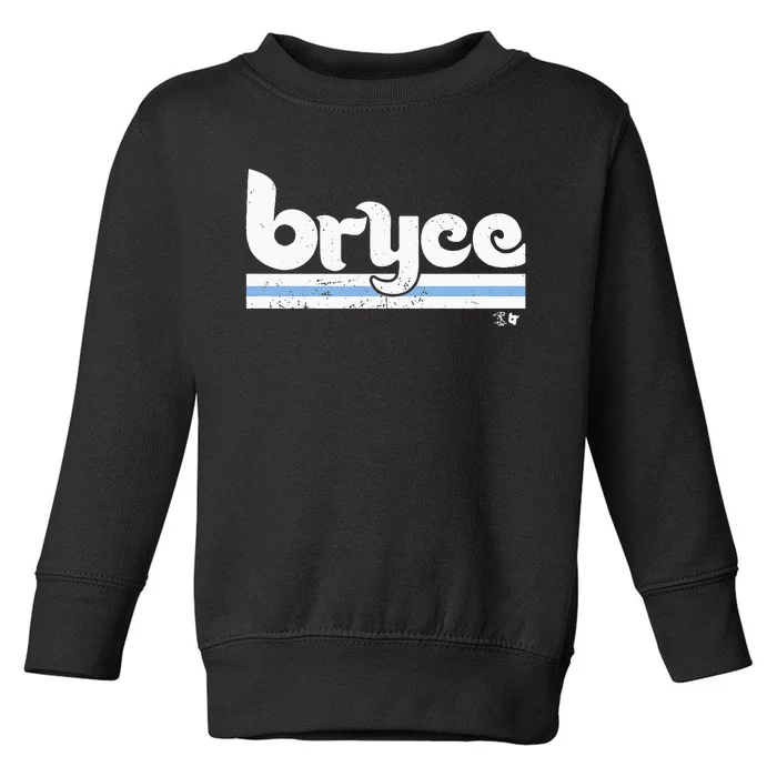 Bryce Philadelphia Baseball Toddler Sweatshirt