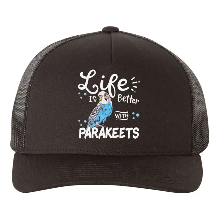 Budgie Parakeet Yupoong Adult 5-Panel Trucker Hat