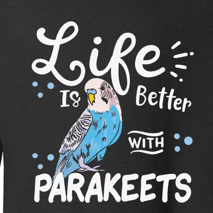 Budgie Parakeet Toddler Sweatshirt