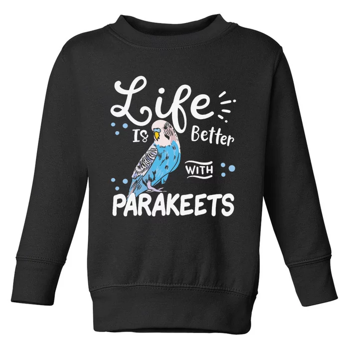 Budgie Parakeet Toddler Sweatshirt