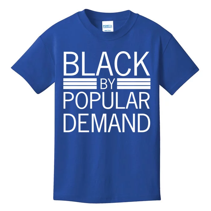 Black Proud By Popular Ded African Gift Kids T-Shirt