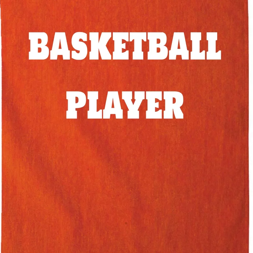 Basketball Player Platinum Collection Golf Towel