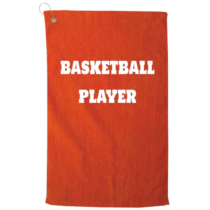 Basketball Player Platinum Collection Golf Towel