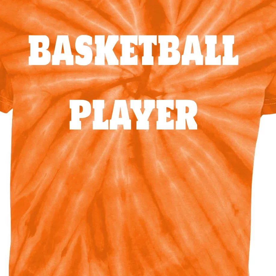 Basketball Player Kids Tie-Dye T-Shirt