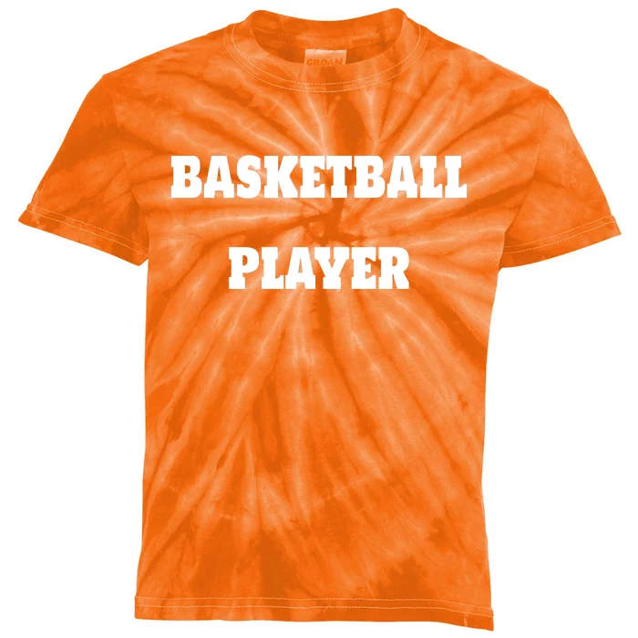 Basketball Player Kids Tie-Dye T-Shirt