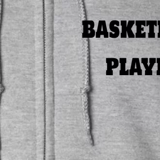 Basketball Player Full Zip Hoodie