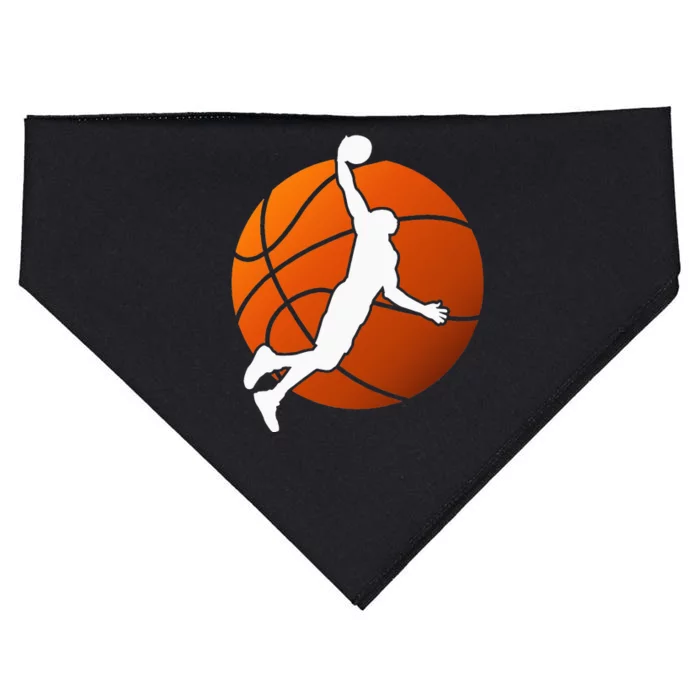 Basketball Player Basketballer Sports Graphic USA-Made Doggie Bandana