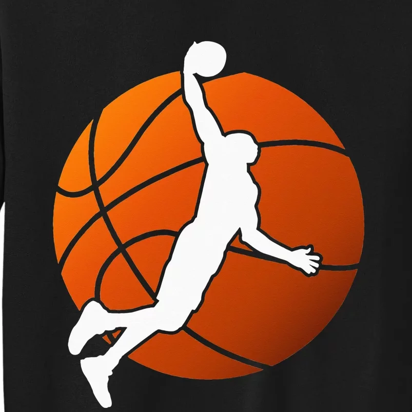 Basketball Player Basketballer Sports Graphic Tall Sweatshirt