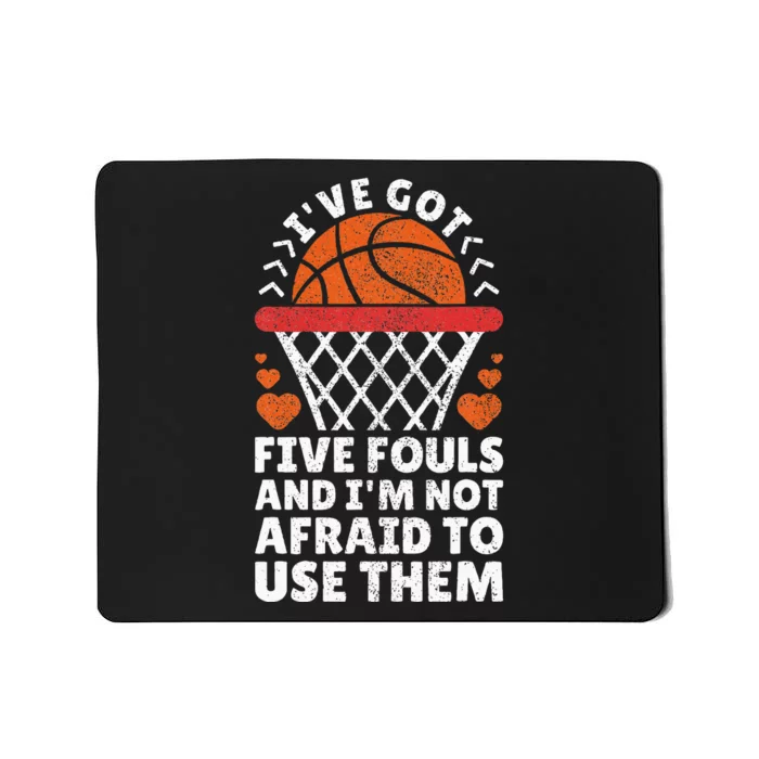 Basketball Player Boy Girl Basketball Lover Funny Basketball Mousepad