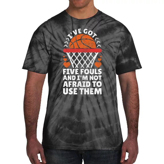 Basketball Player Boy Girl Basketball Lover Funny Basketball Tie-Dye T-Shirt