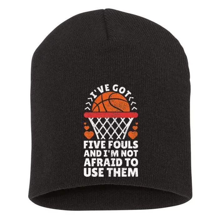 Basketball Player Boy Girl Basketball Lover Funny Basketball Short Acrylic Beanie