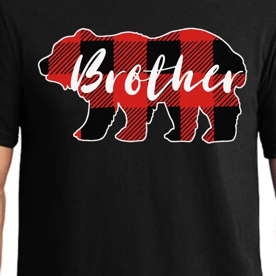 Buffalo Plaid Brother Bear Fathers Day Gifts Pajama Set