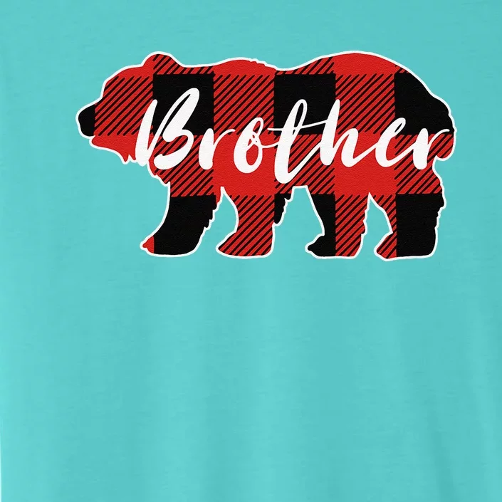 Buffalo Plaid Brother Bear Fathers Day Gifts ChromaSoft Performance T-Shirt