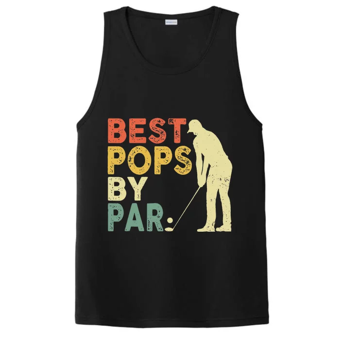 Best Pop By Par Golf Lover Fathers Day Performance Tank