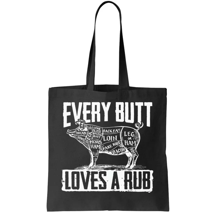 Bbq Pork Butt Rub Summer Barbeque Partying Cook Fathers Day Tote Bag