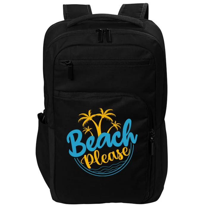 Beach Please Impact Tech Backpack