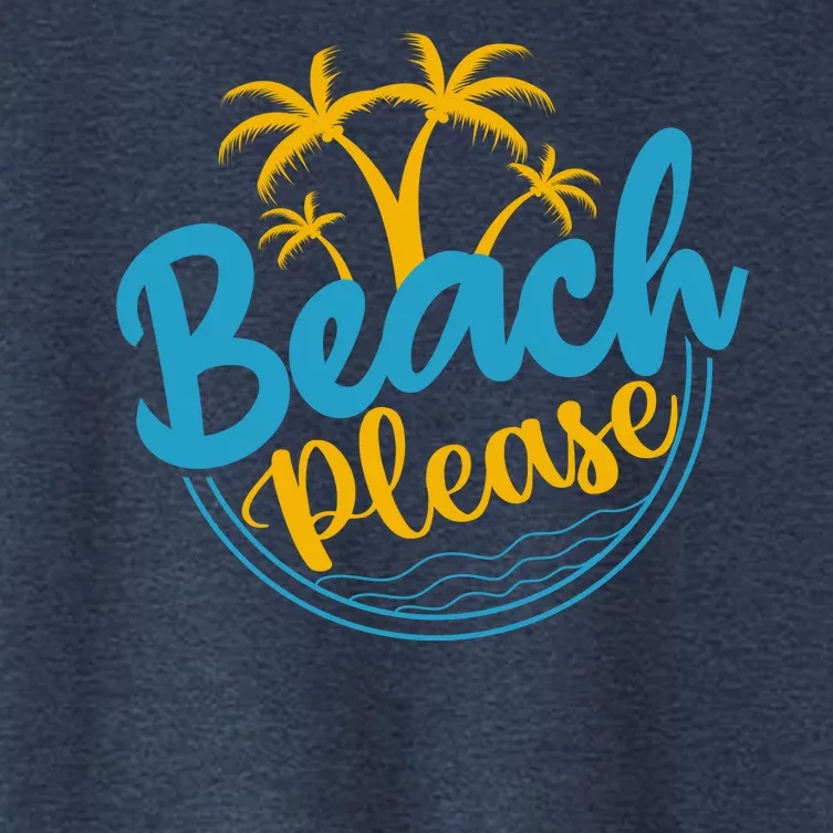 Beach Please Women's Crop Top Tee