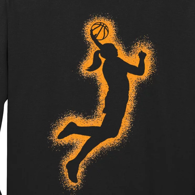 Basketball Player Tall Long Sleeve T-Shirt