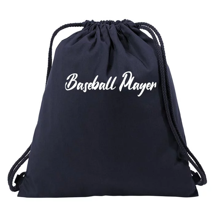 Baseball Player Drawstring Bag