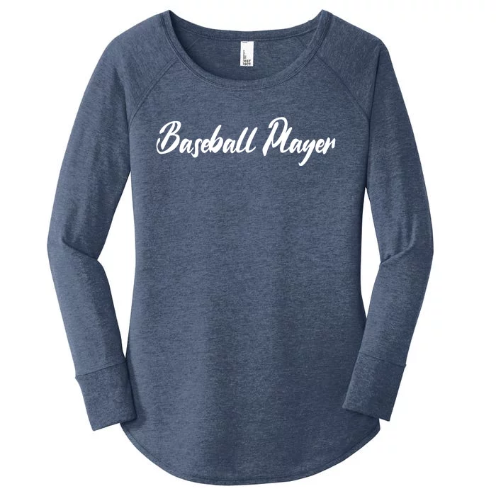 Baseball Player Women's Perfect Tri Tunic Long Sleeve Shirt