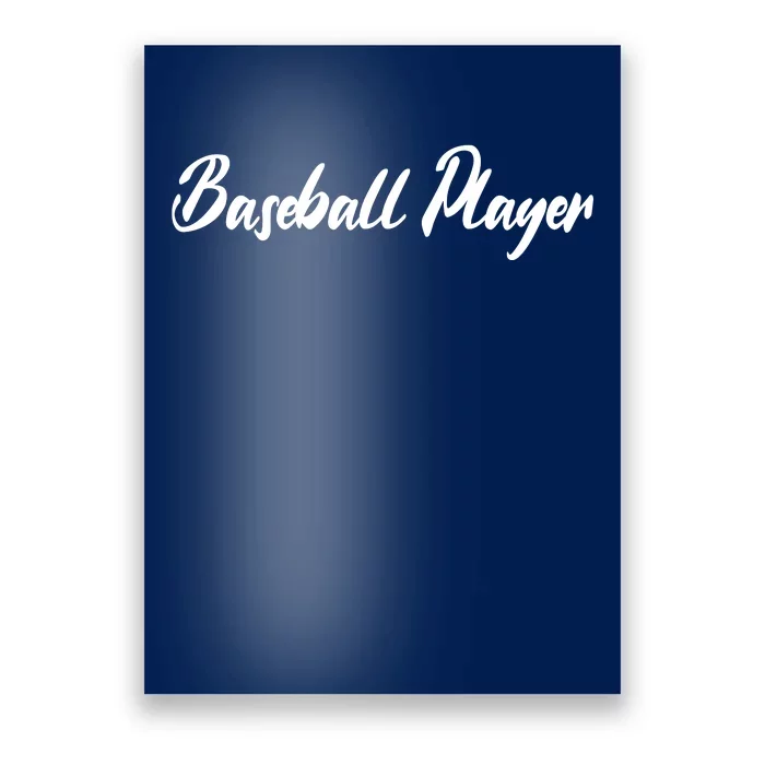 Baseball Player Poster