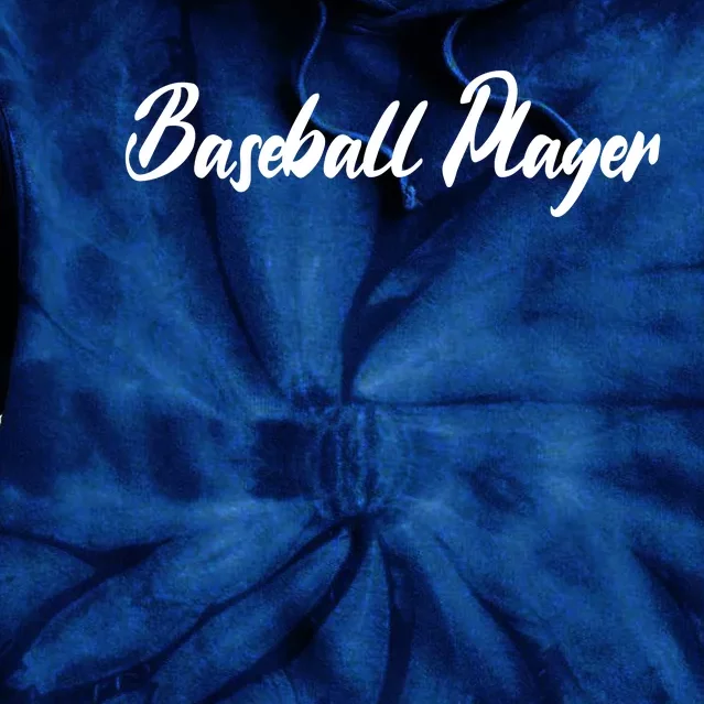 Baseball Player Tie Dye Hoodie