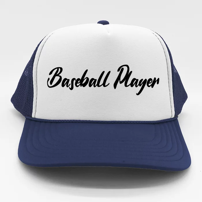 Baseball Player Trucker Hat