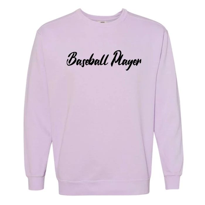 Baseball Player Garment-Dyed Sweatshirt