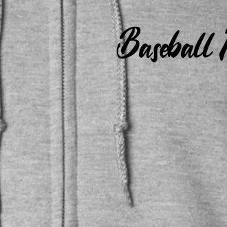 Baseball Player Full Zip Hoodie