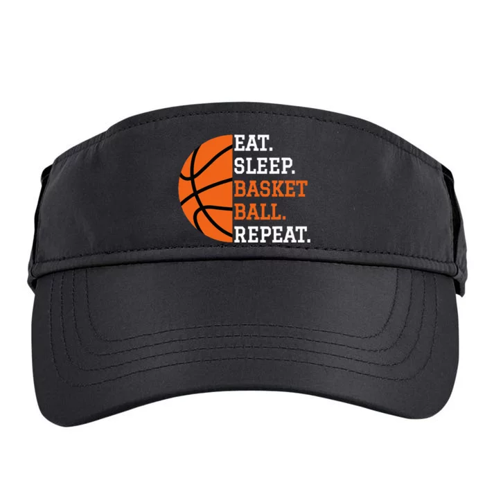 Basketball Player Boy Eat Sleep Basketball Repeat Adult Drive Performance Visor