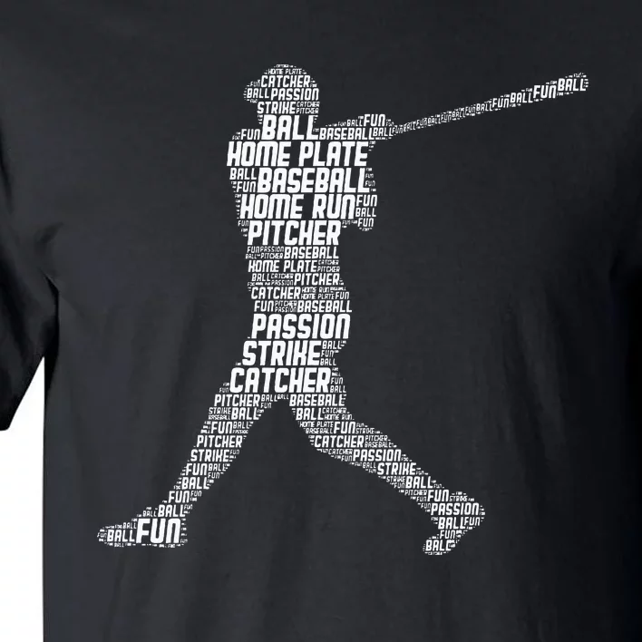 Baseball Player Batter Tall T-Shirt