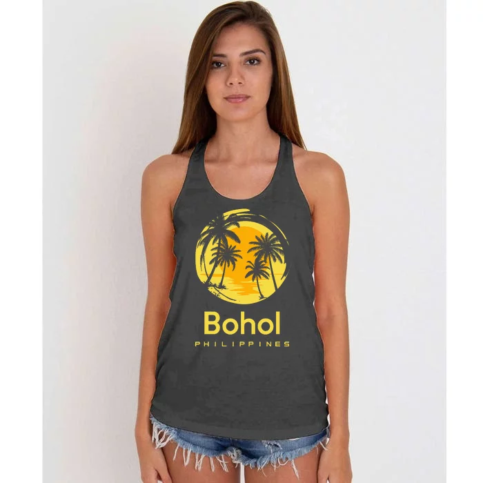 Bohol Philippines Women's Knotted Racerback Tank