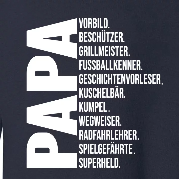 Best Papa Toddler Sweatshirt