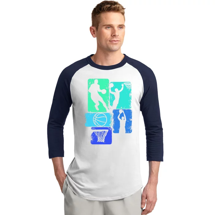 Basketball Player Baseball Sleeve Shirt