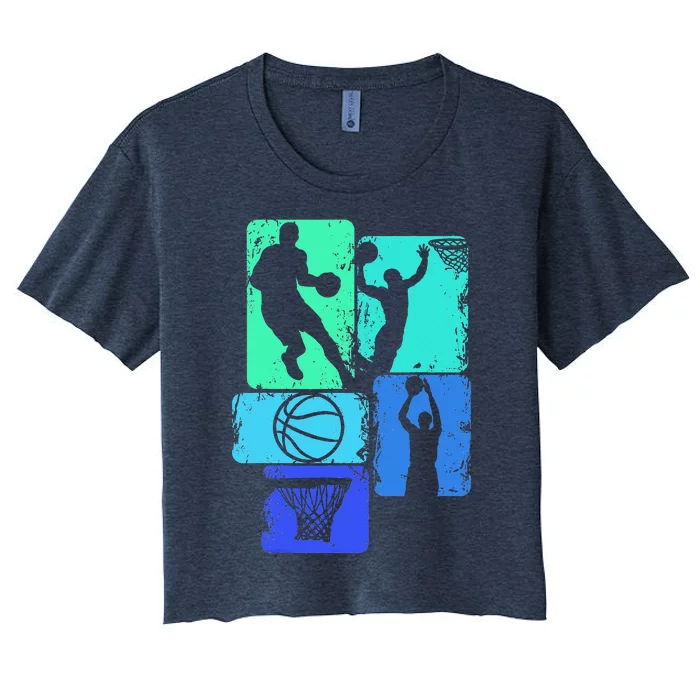 Basketball Player Women's Crop Top Tee