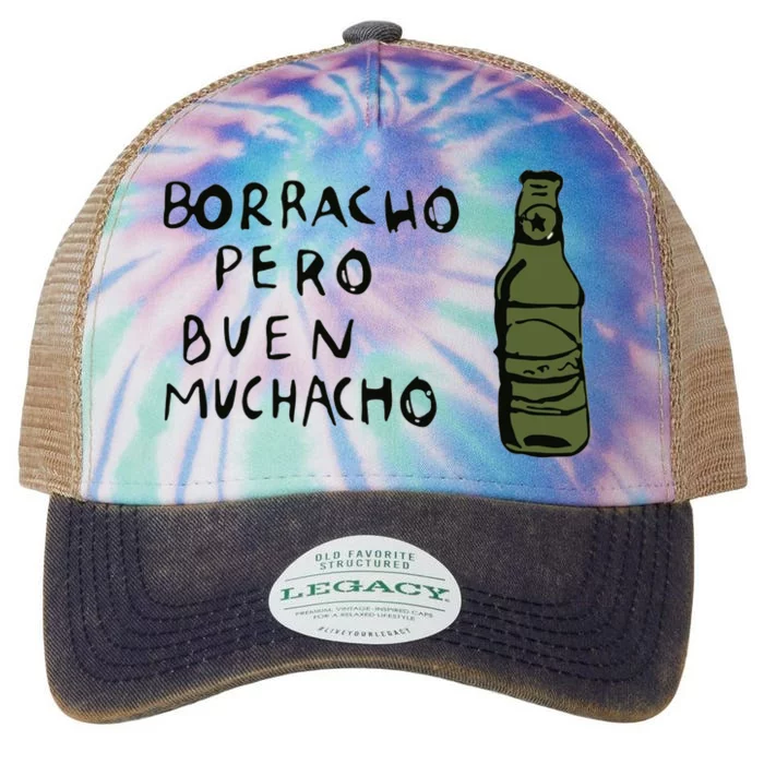 Borracho Pero Buen Muchacho Legacy Tie Dye Trucker Hat