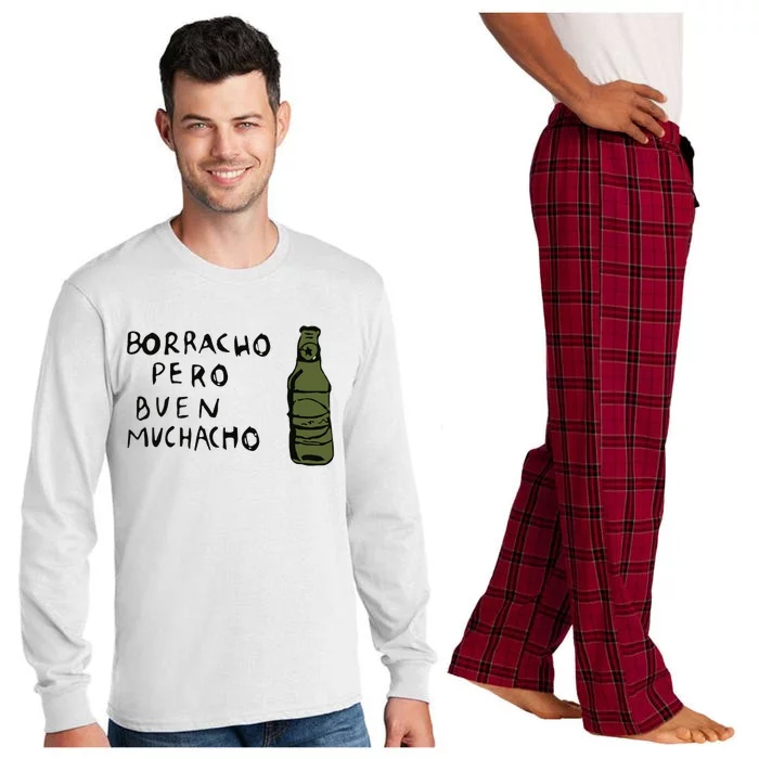 Borracho Pero Buen Muchacho Long Sleeve Pajama Set